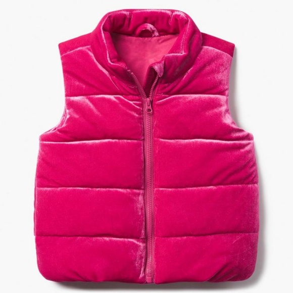 Gymboree Other - Gymboree Velvet Puffer Vest New